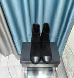 CC Ankle Boots 70mm Black Suede