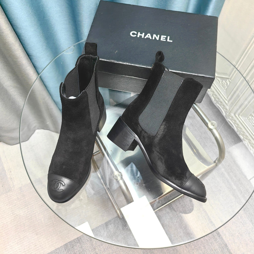 CC Chelsea Ankle Boots Black Suede