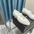 CC 25C Marry Janes White Fabric
