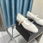 CC 25C Marry Janes Cream Fabric