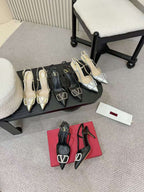 Valentino Slingback Pump High heels Sheepskin 239560