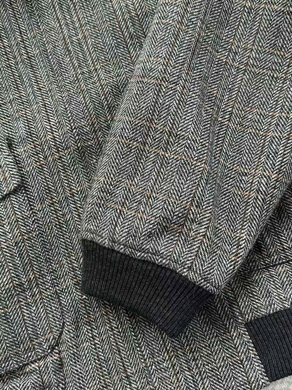 Miu Miu 25 Jacket Gray Beige Wool Viscose