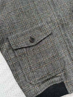 Miu Miu 25 Jacket Gray Beige Wool Viscose