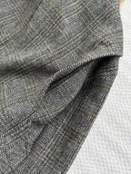 Miu Miu 25 Jacket Gray Beige Wool Viscose