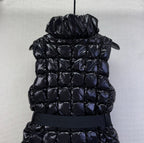 MC 2025 Emilion Square-Quilted Down Gilet Black Nylon Down