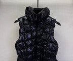 MC 2025 Emilion Square-Quilted Down Gilet Black Nylon Down