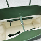 The Row 2025 Marlo 17 Bag 43cm Green Leather