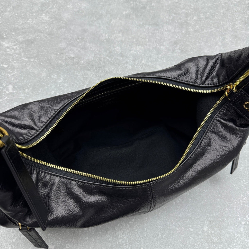Dior 2025 Grand Tour Multipocket Bag 52cm Black Calfskin