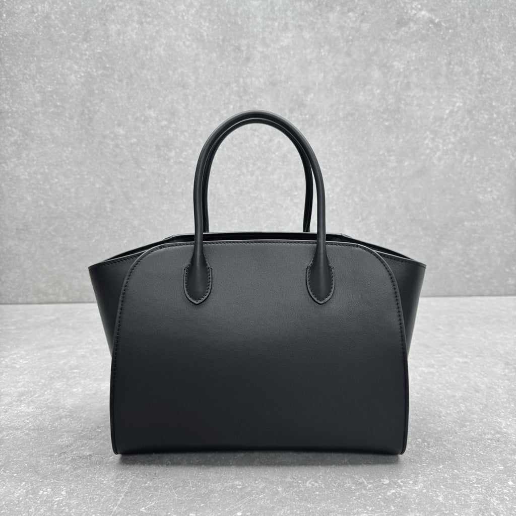 The Row 2025 Marlo Bag  Black Leather