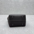 The Row 2025 Park Tote Stitch Bag Dark Brown 22cm Leather