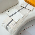 SCARF 180 CM IN BEIGE CASHMERE 394703