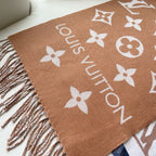 ESSENTIAL SCARF 186 CM IN COPPER BROWN WOOL 399777