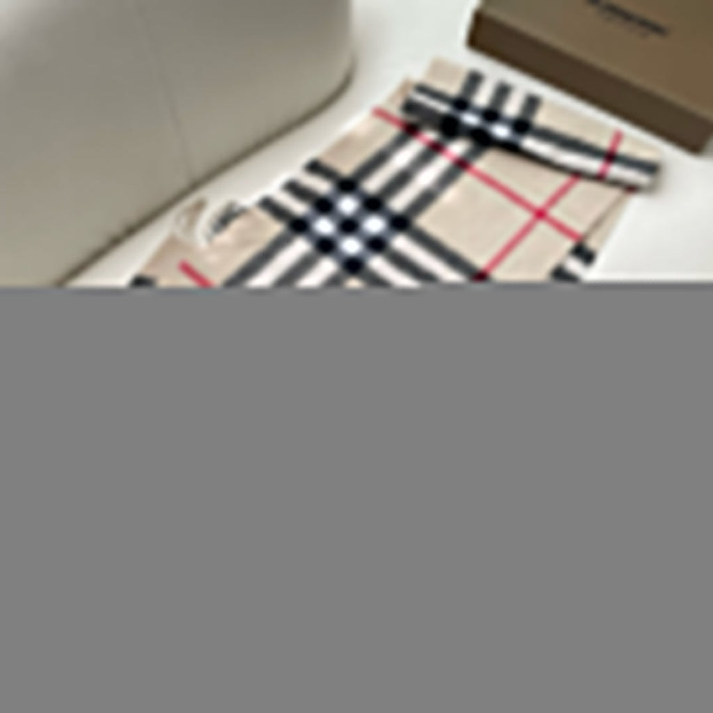 CHECK SCARF 180 CM IN SAND BROWN MIX BLACK CASHMERE 405485