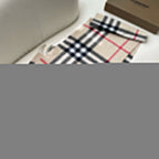 CHECK SCARF 180 CM IN SAND BROWN MIX BLACK CASHMERE 405485