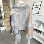 CC Scarf 200 CM In Grey Beige Cashmere 422835