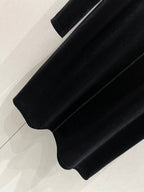Miu Miu 25 Velvet Dress Black Polyester Fiber