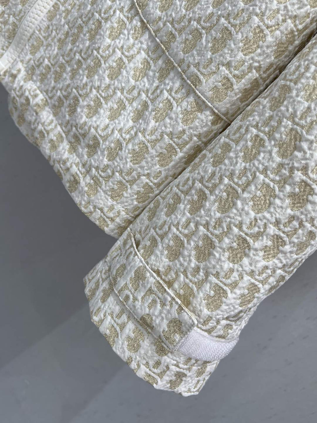 CD 25 Monogram Jacket Beige Polyester