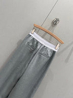 Loewe 25 Print Ribbed Waist Trousers Cotton