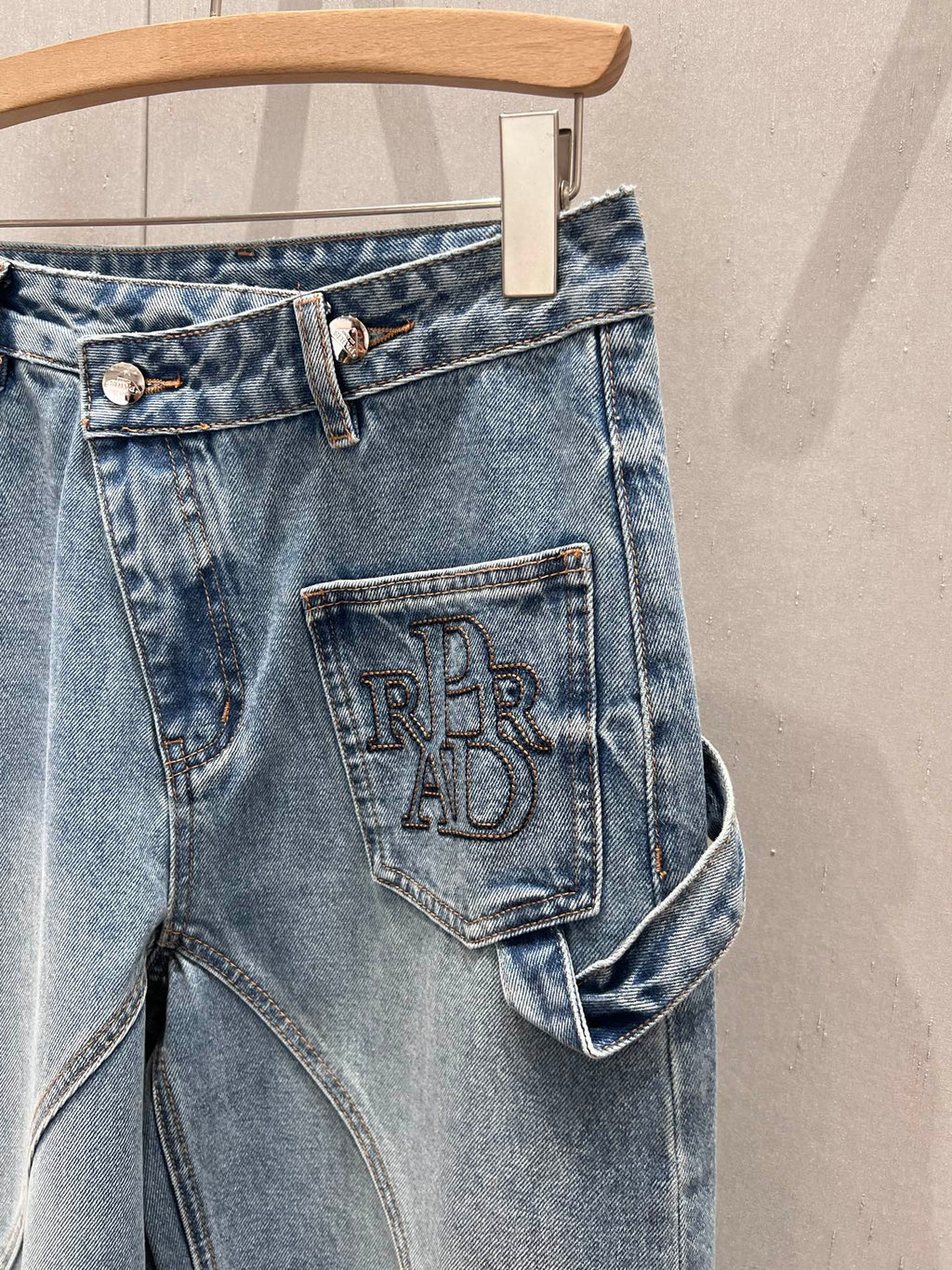 Prada 25 Jeans Blue Cotton 211317