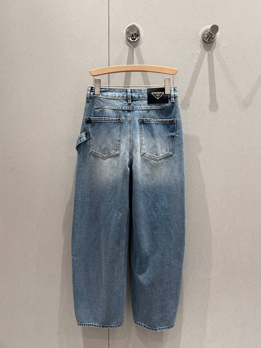 Prada 25 Jeans Blue Cotton 211317