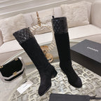 CC High Boots 35mm In Black Nubuck And Cowhide 943255