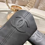 CC Ankle Boots 40mm Black Cowhide