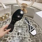 HIGH SANDAL 45MM IN WHITE LAMBSKIN