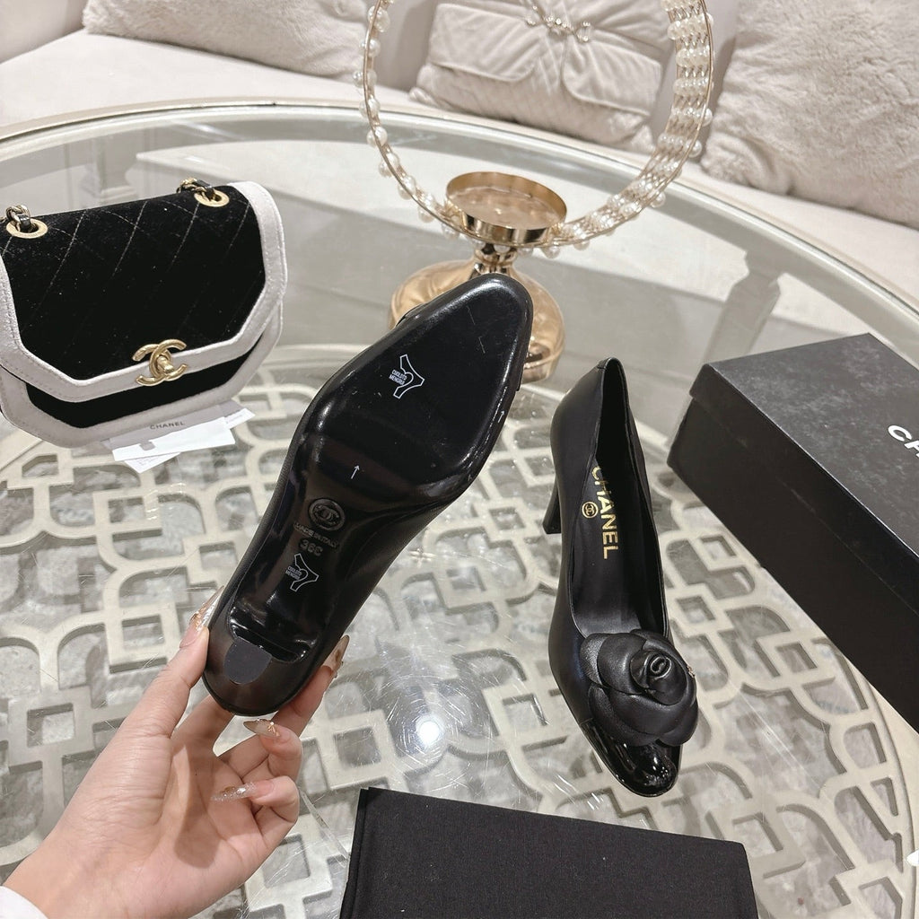 CC 26s High Heels Pump 85 Black Suede 627011