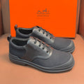HM Men's Kool Oxford Sneaker Black Calfskin 653621