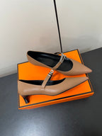 HM 25C Kiara 40 Pump Ash Brown Calfskin 210280