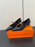 HM 25C Kiara 40 Pump Black Calfskin 210284
