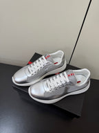 PRA 26S Casual Sneakers Metallic Silver Leather 618917