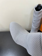 LV 26s Mid-Calf Boots 110 Gray Knit Fabric 619402