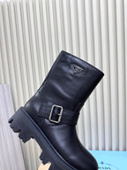 PRA Martin boots black sheepskin 443644