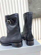 PRA Latest knight boots black sheepskin 443674
