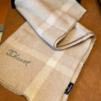 CC Scarf 200 CM In Light Brown Mix White Cashmere 359314