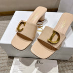 CD 25 C'EST DIO light beige patent leather 396128