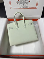 HM BIRKIN SELLIER VERT FIZZ EPSOM LEATHER GOLD HARDWARE