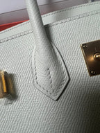 HM BIRKIN SELLIER VERT FIZZ EPSOM LEATHER GOLD HARDWARE