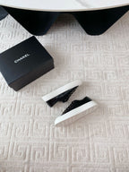 CC Low Sneaker 35mm Black Wrinkled Cowhide
