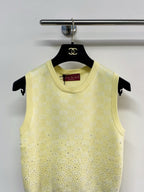 GUCCI 26S EMBELLISHED SLEEVELESS SWEATER 108