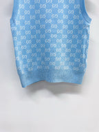 GUCCI 26S EMBELLISHED SLEEVELESS SWEATER 107