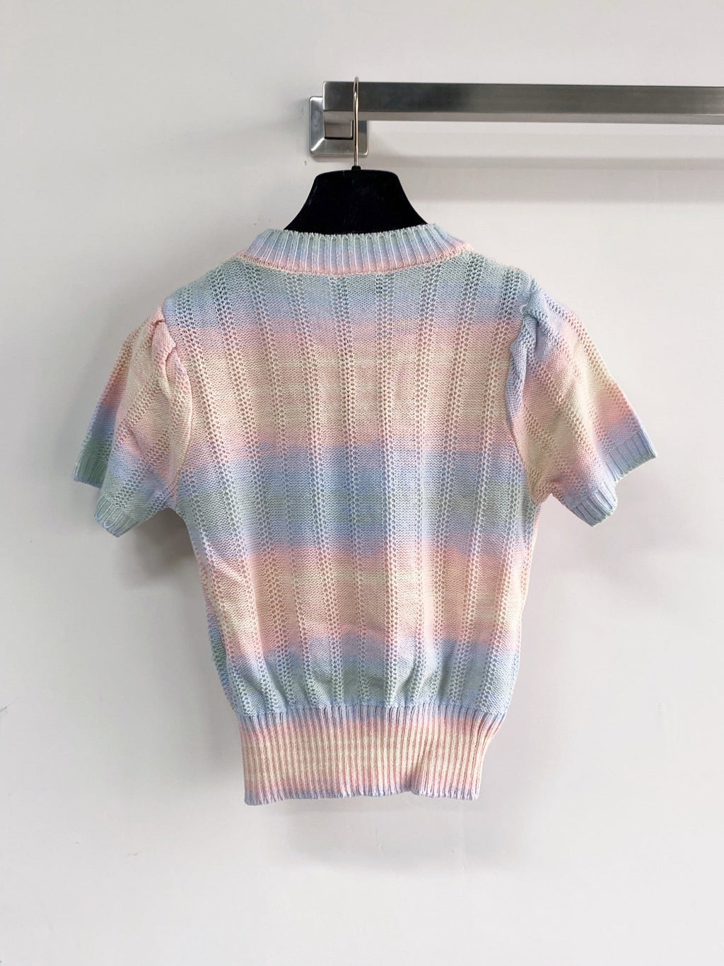 Chanel 2026 Short-sleeved Shirt Multicolor Cotton Nitrile