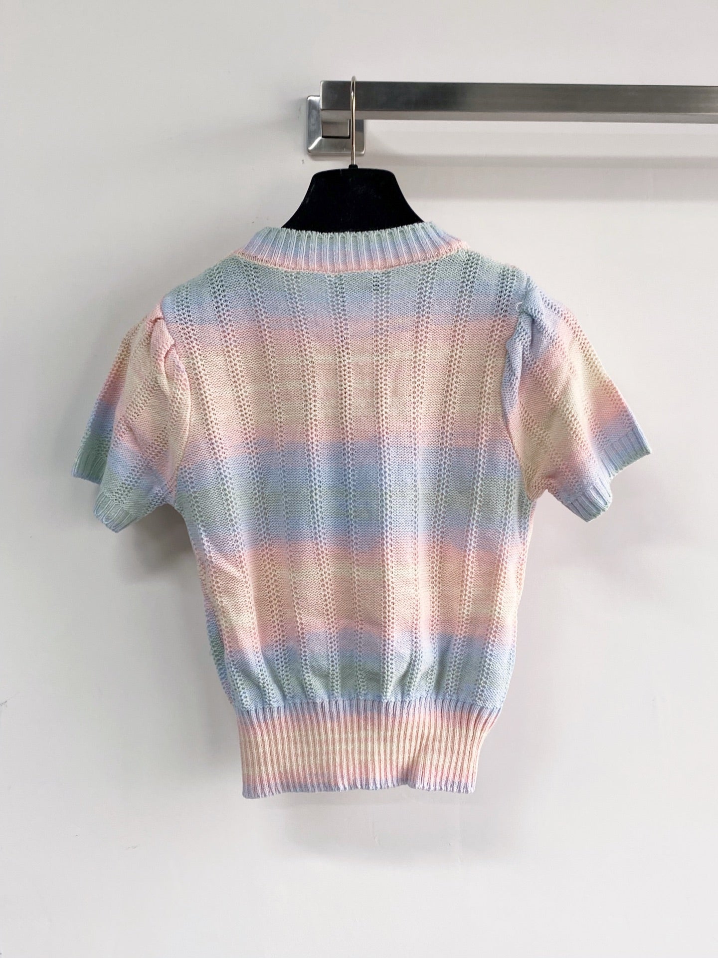 Chanel 2026 Short-sleeved Shirt Multicolor Cotton Nitrile