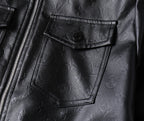 LV SHIRT JACKET IN BLACK MONOGRAM EMBOSSED CALFSKIN 238993