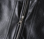 LV BLACK LAMBSKIN SHIRT JACKET 238998