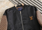 LV WINDBREAKER BLACK AND BROWN MONOGRAM 238972