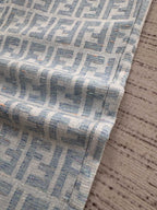 FF Light Blue Monogram Denim Jean