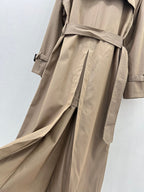 Celine 25 Trench Coat Khaki Wool 299519
