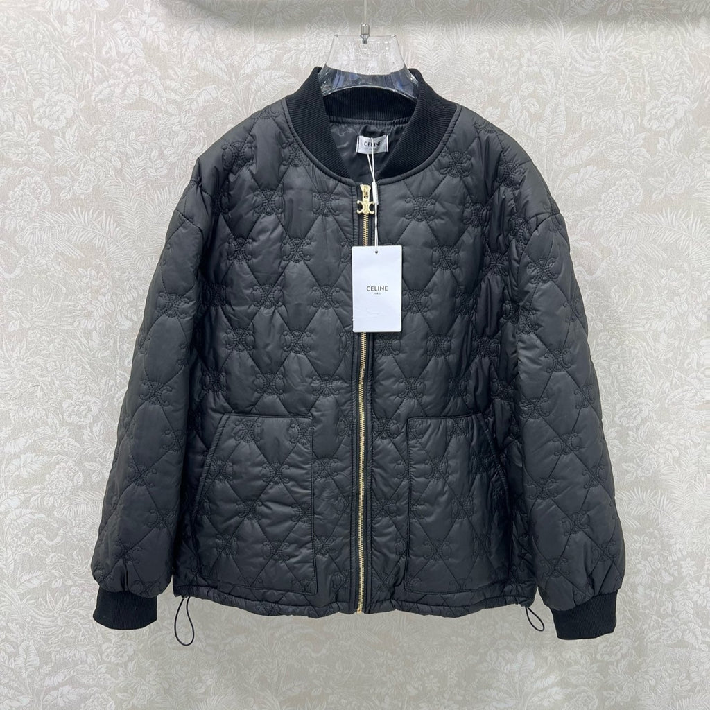 Celine 25 Jacket Black Polyester 302872